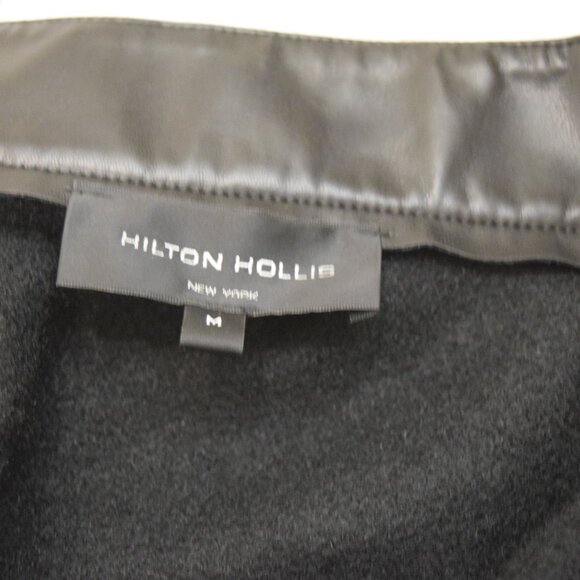 Hilton Hollis - Black Boucle and Leather Jacket - M - Picture 6 of 8
